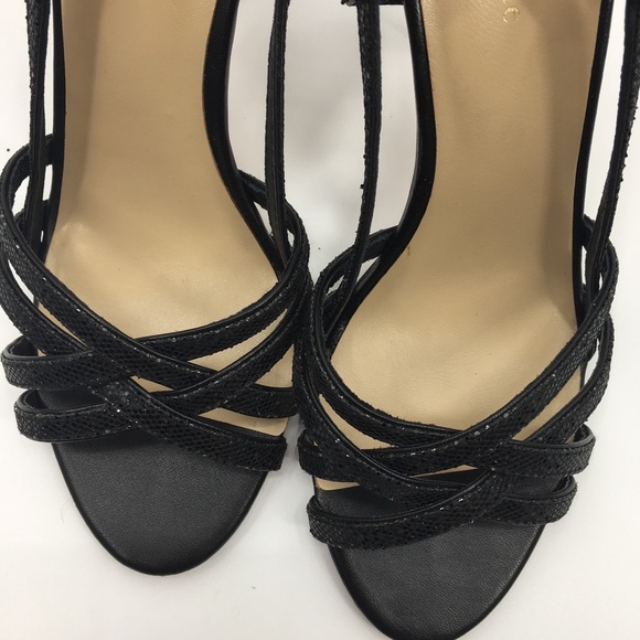Kate spade black strapped high heels size 9M - Picture 12 of 13